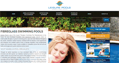 Desktop Screenshot of leisurepools.com.au