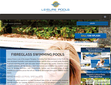 Tablet Screenshot of leisurepools.com.au